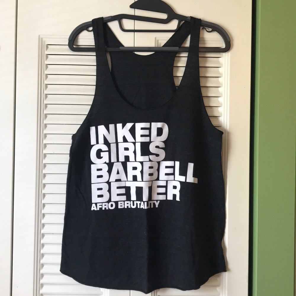 Inked girls barbell better tank